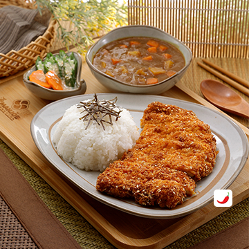 Japanese Katsu Curry Chicken Chop Set